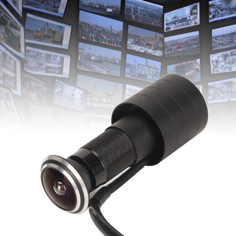 Door Eye Hole Camera Wide Angle 1920P 4 Million Pixels Drive Free RJ45 Peep HUJP gallery