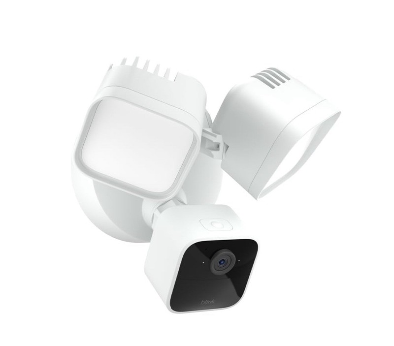 Blink Wired Floodlight Camera Smart Security Cam 2600 Lumens HD Live View White gallery