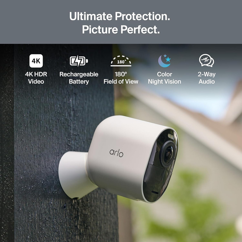 4K HDR Ultra Security Camera System with Smart Hub & AI Captions, 4 Cams gallery