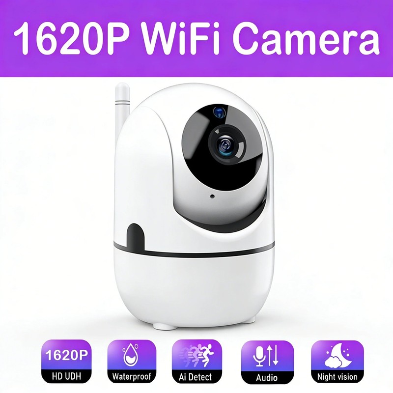 1080P WiFi Wireless Indoor Home Security Camera Night Vision Baby Pet Monitor