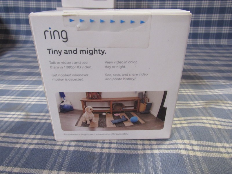 Ring Indoor Cam Plug-In HD Cameras (New Sealed Lot of 3) FAST FREE SHIPPING. gallery