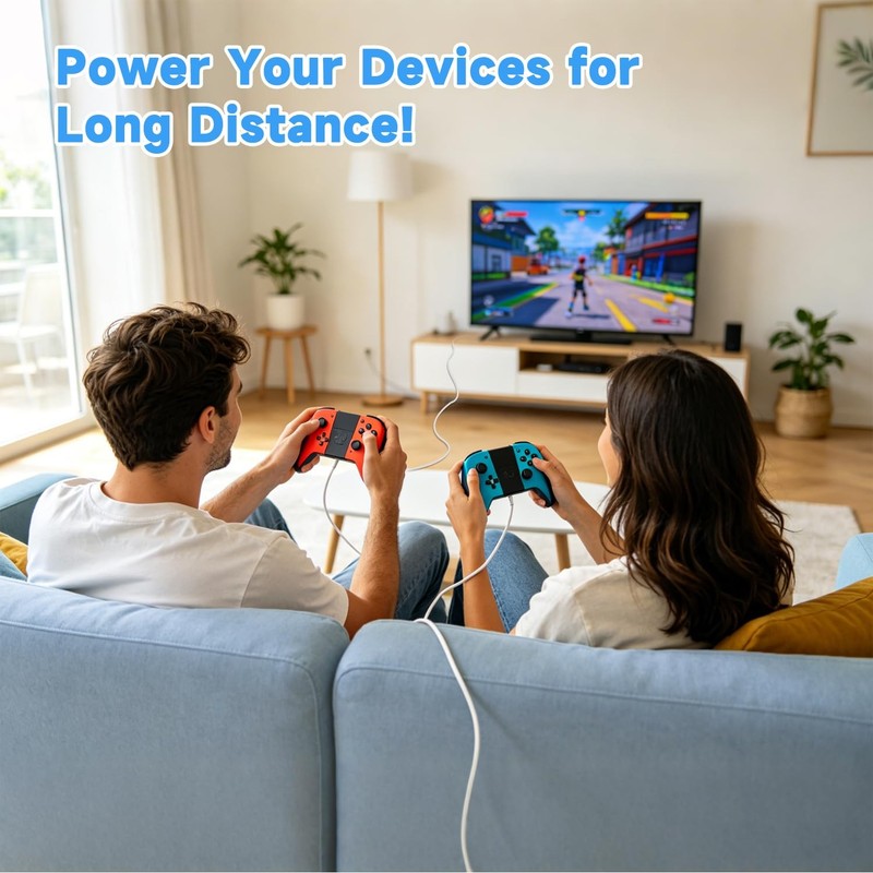 2 Pack 16.4ft 5M Micro USB Cable, Charging and Data Transfer, Micro USB Power... gallery