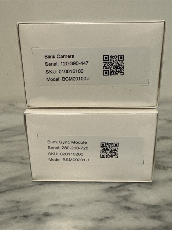 Blink Wireless Home Security Camera & Sync Module Hub - 1st Gen White Box Legacy gallery