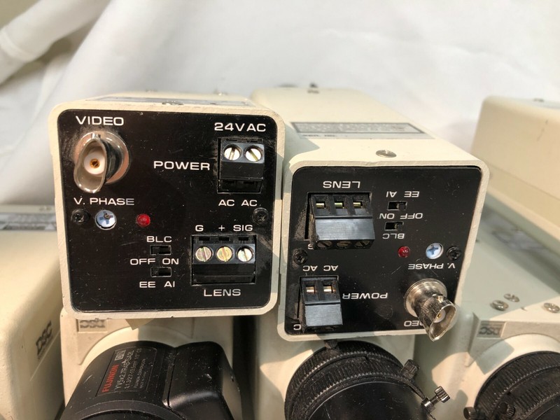 LOT of 9 DSC Security Outdoor Cameras with Lense - COCD-400 FOR PARTS - Untested gallery