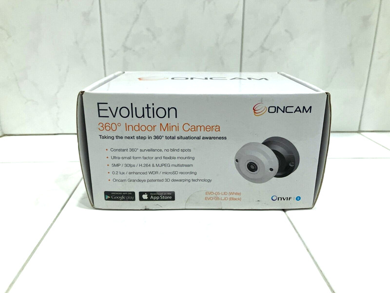 OnCam EVO-05-LID Evolution 360-Degree Indoor Mini Camera NEW gallery