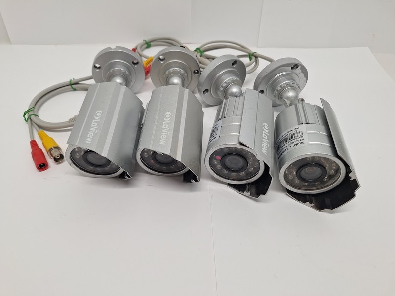 4 LaView Security Cameras LV-CBA2963 Cables and Splitter gallery