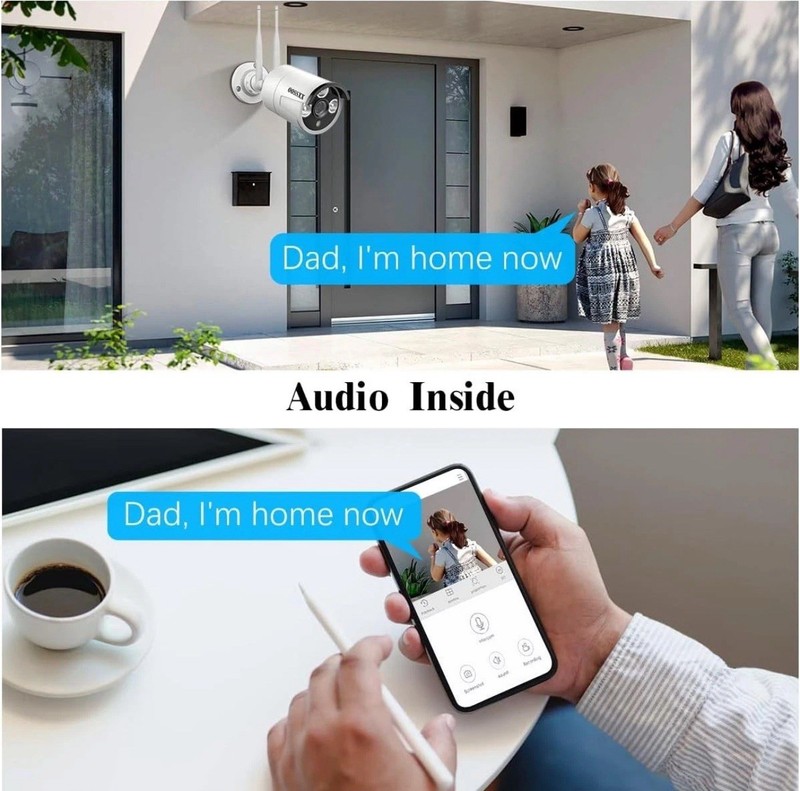 OOSSXX Extend 3.0LP Wireless Surveillance Security Camera w/Audio, Waterproof gallery