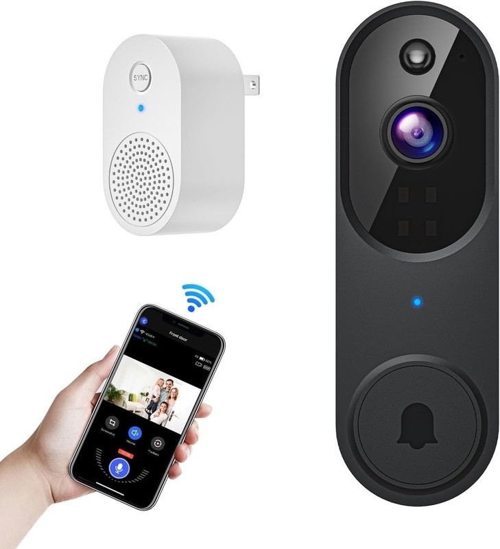 Ring Video Doorbell 1080p HD Camera WI-FI Night Vision Motion Detection Wireless