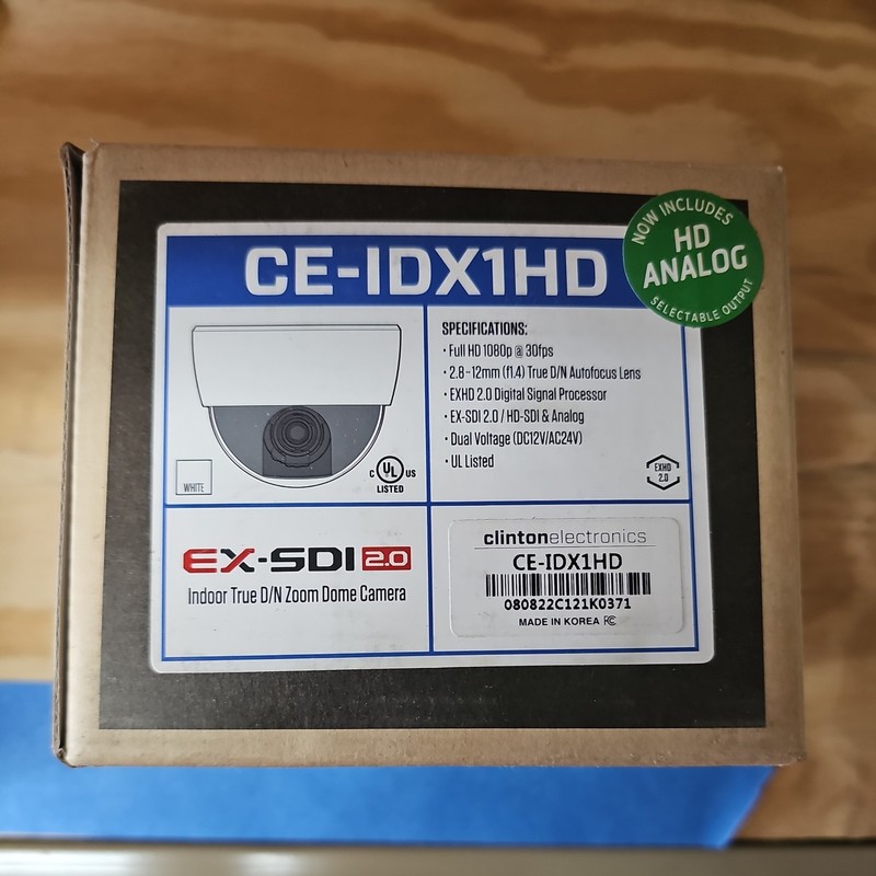 NEW Clinton Electronics Camera IDX Series CE-IDX1HD Indoor Dome Analog #30 gallery