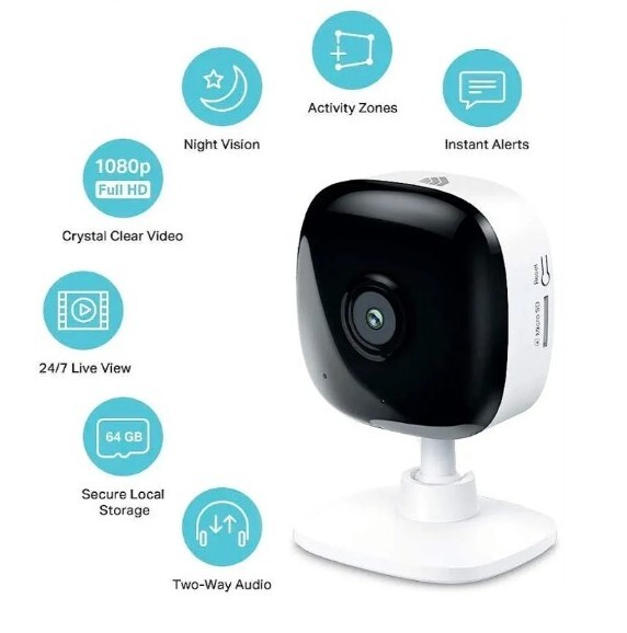 TP- Link Kasa Spot EC60 1080p Wi-Fi Security Camera W/ Night Vision & Microphone gallery
