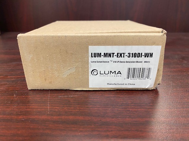 Luma LUM-MNT-EX310DI-WH 310 Series IP Dome Extension Mount (Black) New