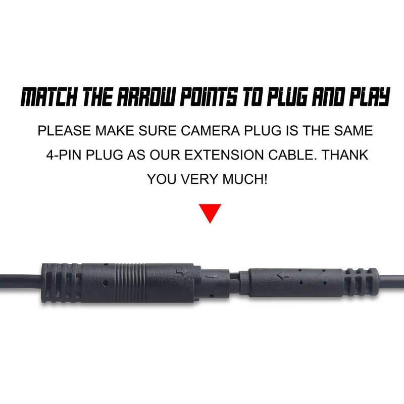 YiePhiot Extension Cord Dash Cam Backup Camera Rear View Mirror Camera Record... gallery