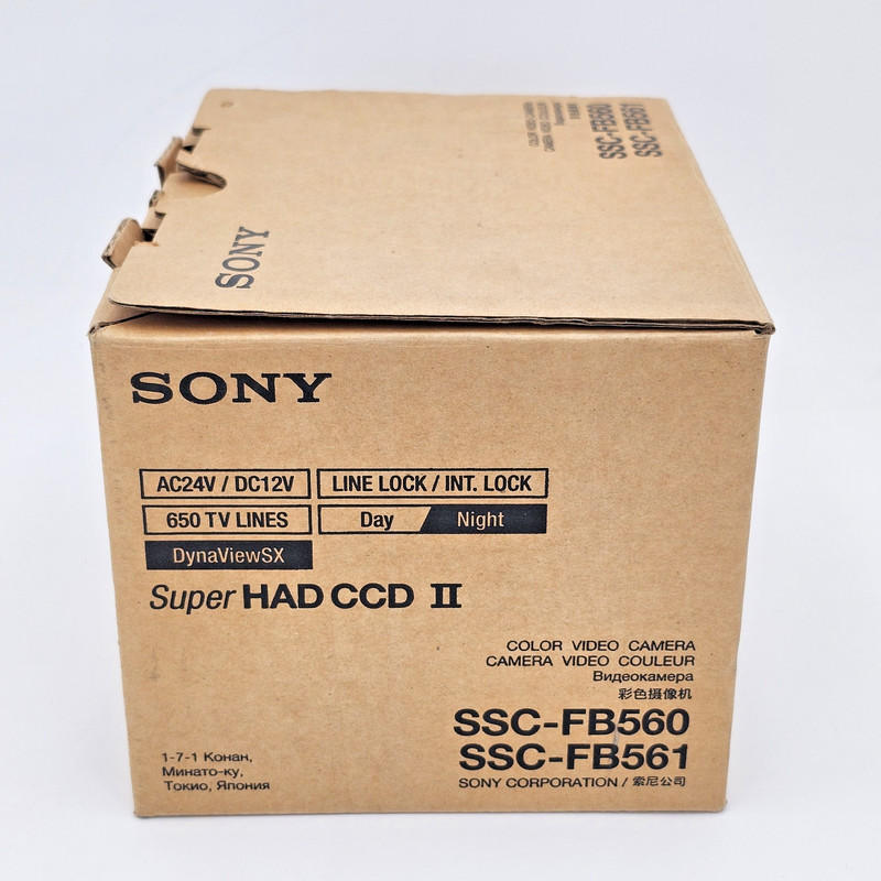 Sony SSC-FB560 Color Video Fixed Box CCTV Security Camera 700 TVL NTSC gallery