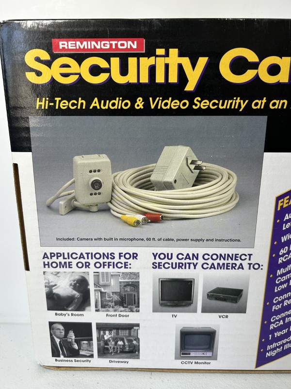 Remington Security Camera HiTech Audio & Video Security Indoor Outdoor Camera gallery