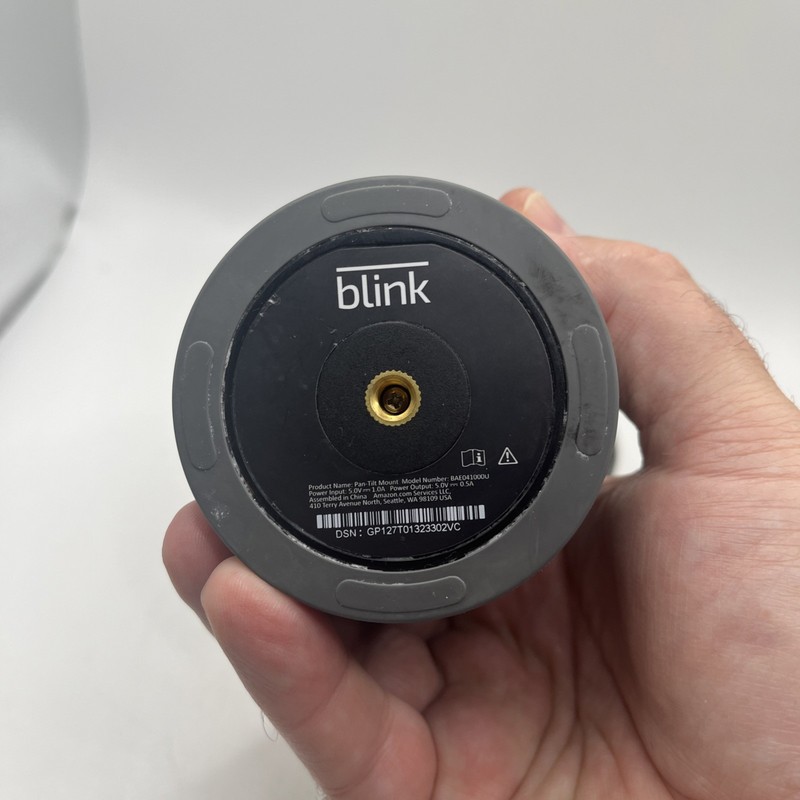 Blink Mini Pan-Tilt Indoor Wired 1080P Security Camera - Black gallery