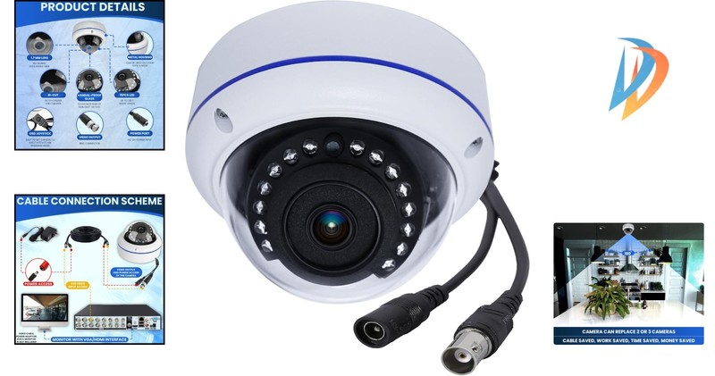 Super Wide Angle 180 Degree Security Camera with Night Vision & BNC Connectivity gallery