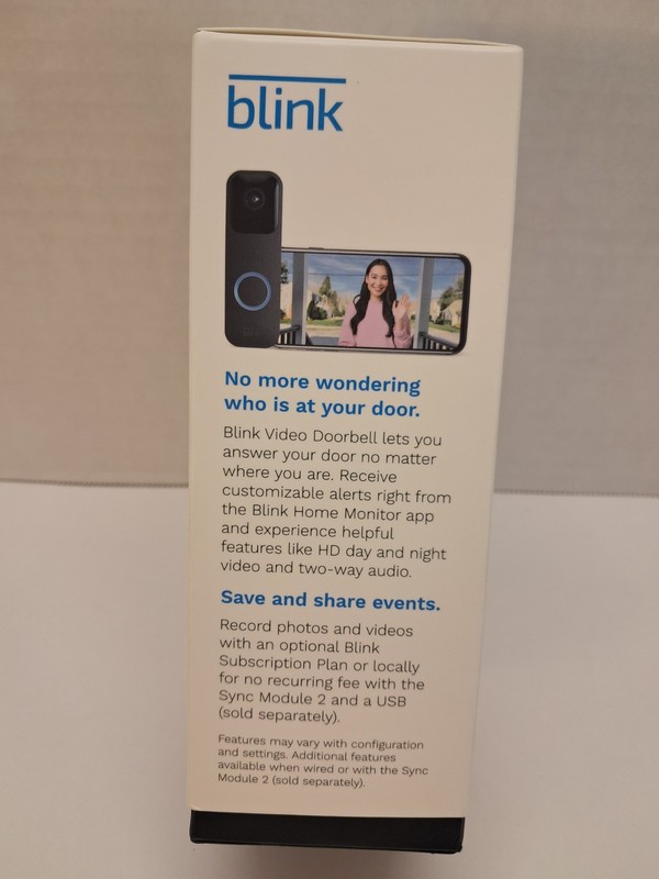 Blink Video Doorbell | TwoWay Audio | HD Video | Motion & Chime | Wireless/Wired gallery
