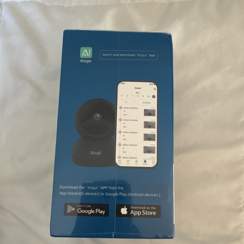Alaga 2K Indoor WiFi Surveillance Camera, Night Vision, AI Detection, Dual-band gallery