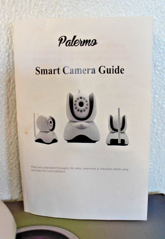 Smart Cam By Palermo - White | WiFi, 720p, Dual-Way Talk, App Control gallery