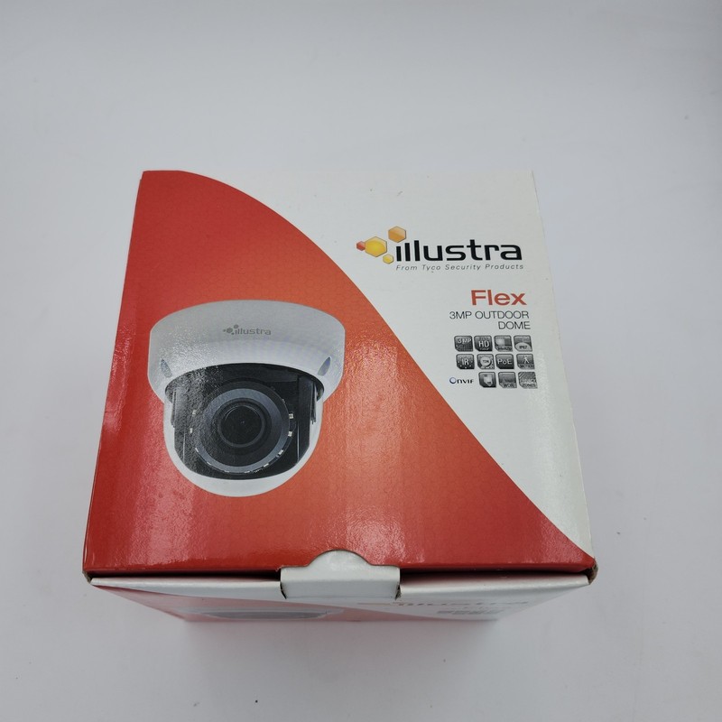 Illustra Flex IFS03D1OCWIT 3MP Outdoor Dome IP Camera Varifocal 2.8-12mm New... gallery