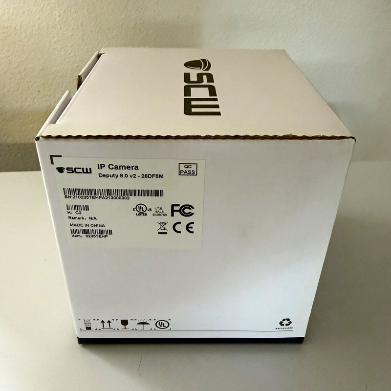 QTY 1 – SCW Deputy 8.0 v2 26DF8M 1080p IP Camera Wired/ Indoor/Outdoor – 3 Avail