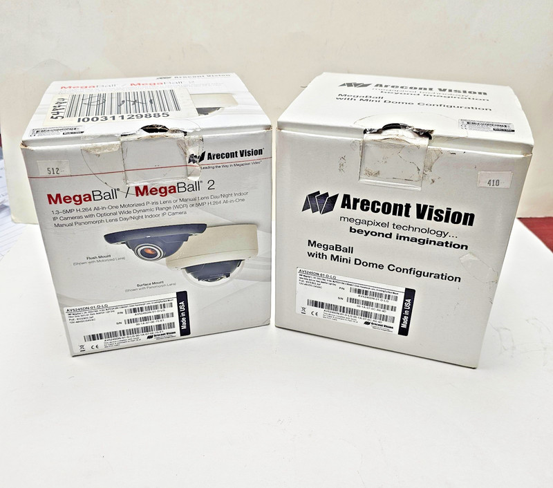 Arecont Vision AV5245DN-01-D-LG MegaBall 5-Megapixel Dome Camera USED