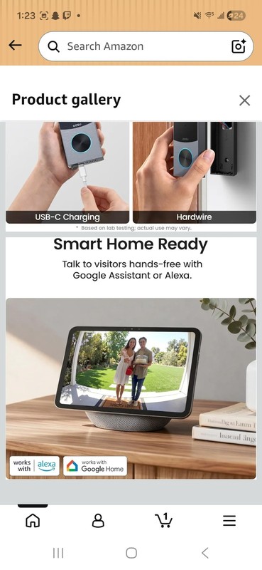 Doorbell Camera Wireless, Local Storage, 5MP Ultra HD, Triple Motion Detectio... gallery