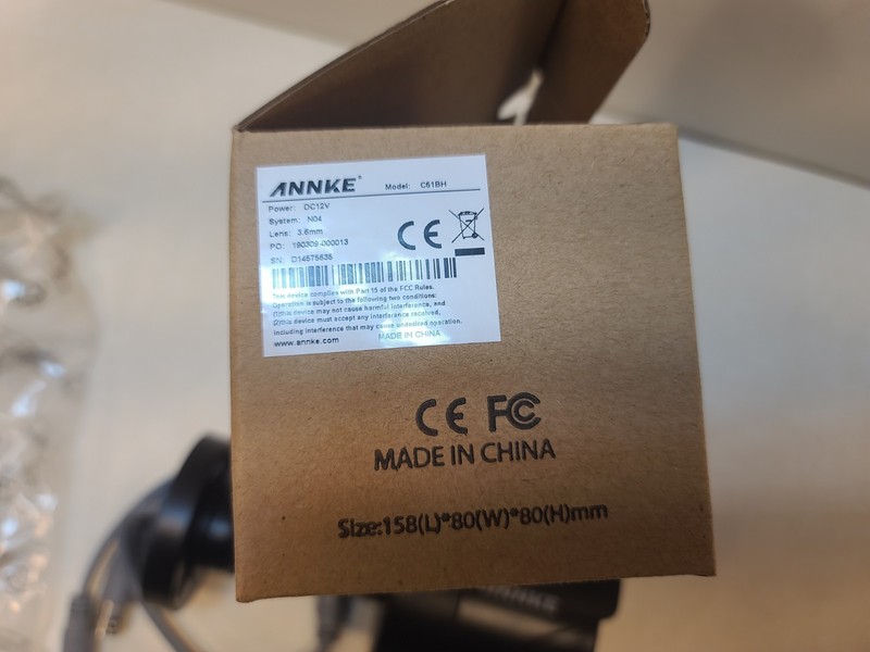 ANNKE C51BH CCTV Surveillance Camera – 3.6mm Lens, New in Box gallery