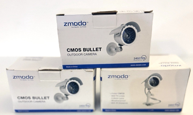 Outdoor Cameras Zomodo Lot of 3 Video Cables Jetion Camera Power Cord 24SE7EN