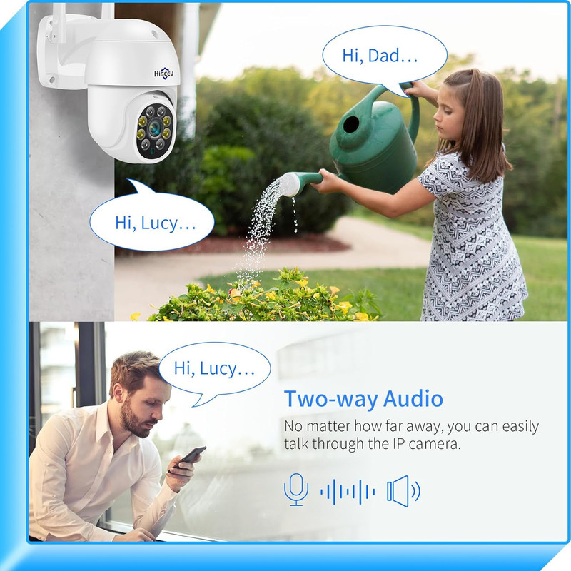 3MP Security Camera Outdoor,Wifi Camera, Auto Tracking&Light Alarm Floodlight & gallery