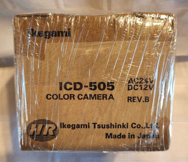 IKEGAMI ICD-505 CCTV Color Camera W/ 3.5-8mm 520TVL Security Surveillance Untest gallery