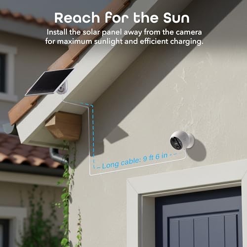 Perch 3MP Smart Magnetic Battery Camera with 3W Solar Panel – 1 Pack + Solar gallery