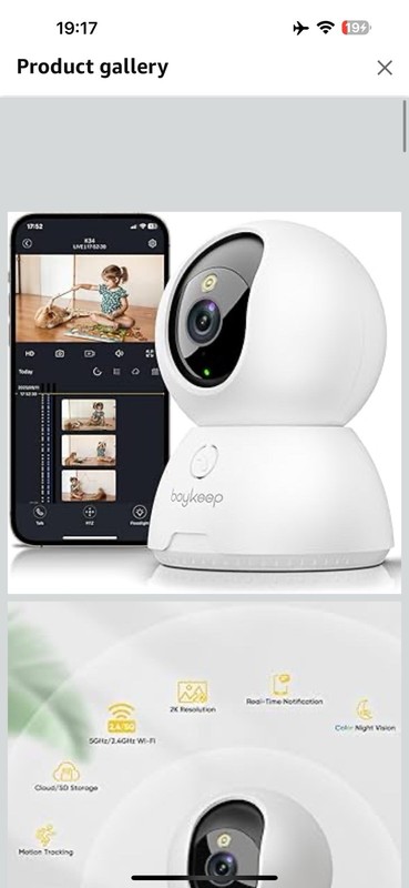 BoyKeep Indoor Camera Cameras for Home Security Motion Detection Camera Indoor gallery