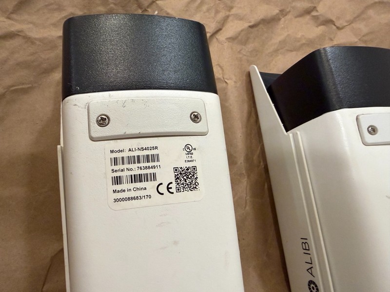 Alibi ALI-NS4025R 5.0 MP Outdoor Bullet IP Security Camera, Lot of 2 Camera. gallery
