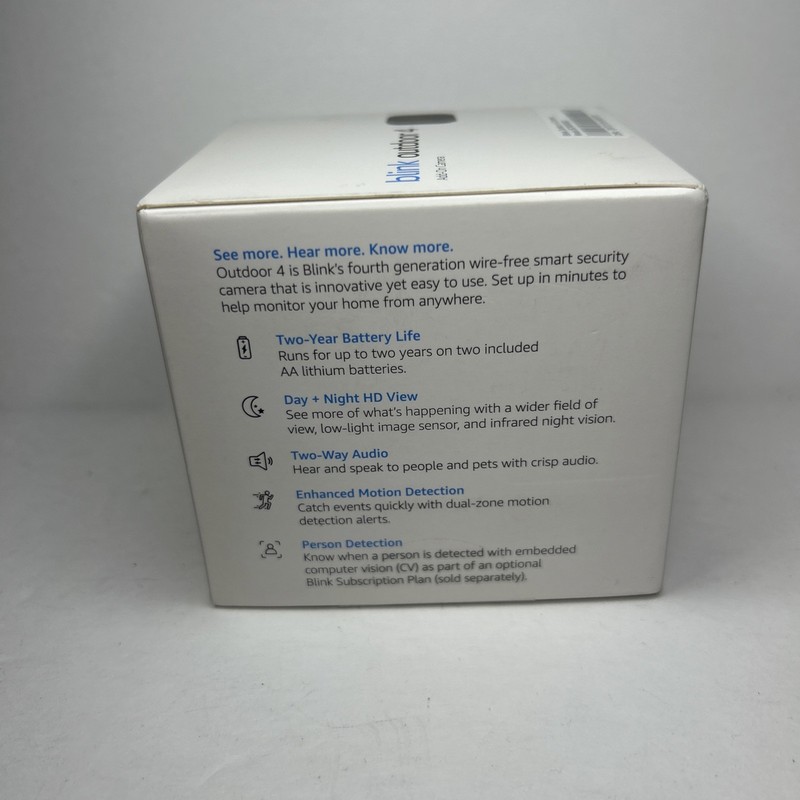 NEW Blink Outdoor 4 Add-On Camera 4th Gen PLUS Mount & Batteries-Module Required gallery