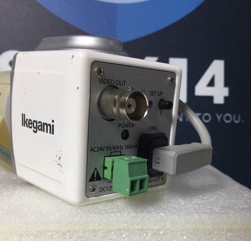 Ikegami ISD-A15 Security Cube Color Camera W/ 520TL 5-50mm Hyper WDR OSD TESTED! gallery