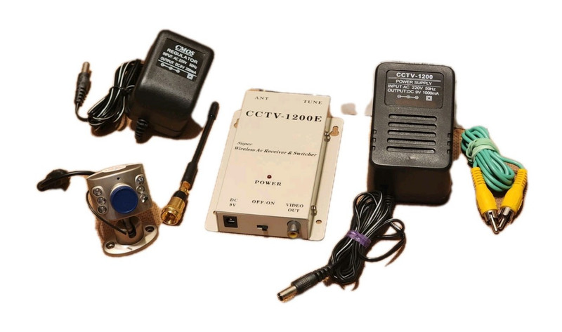 CCTV-1200E Wireless Video Receiver Surveillance Color Mini Camera SX-308AS CCTV gallery