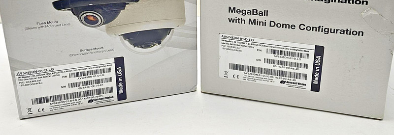 Arecont Vision AV5245DN-01-D-LG MegaBall 5-Megapixel Dome Camera USED gallery