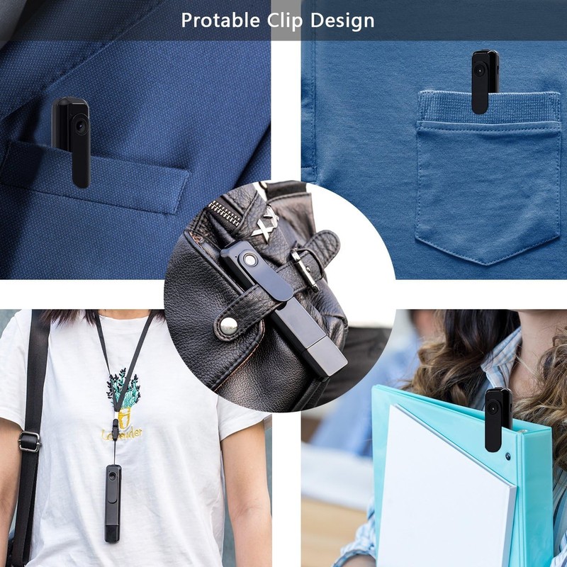 1080P Mini Body Cam Portable Wearable Clip Pocket Cam Video Recorder DVR USB PK2 gallery