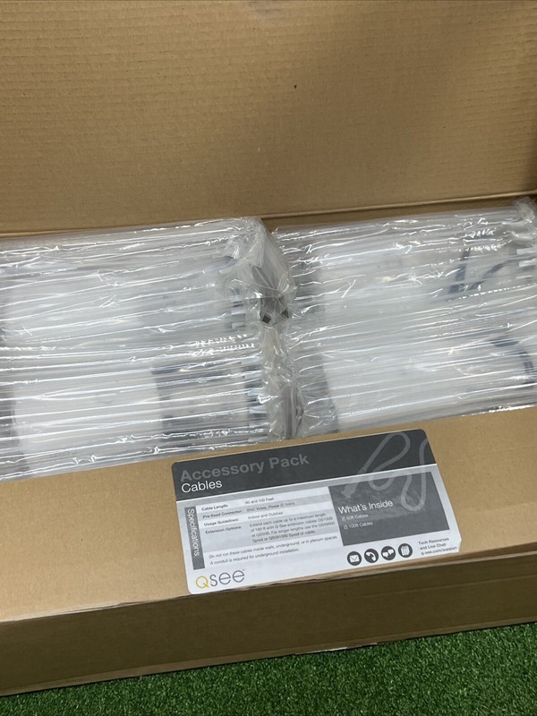 New 4 Pack of Q See 720p HD 1MP Analog Wired Color Security Cameras QCA7201B gallery