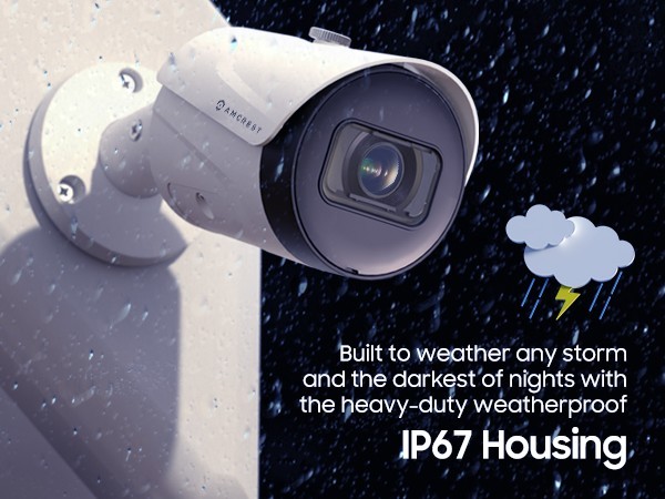 Amcrest 4K (8MP) IP POE Camera UltraHD Outdoor Bullet IP8M-2496EW-AI-V3 Warranty gallery