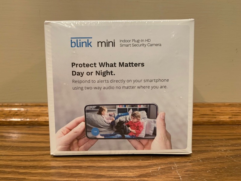 NEW SEALED Blink Mini Indoor Plug-In Live HD Smart Security Camera gallery