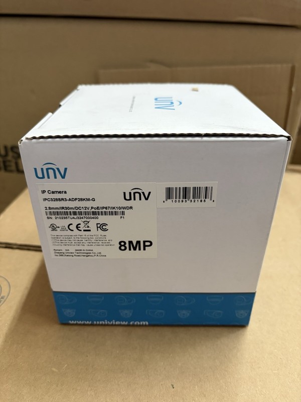 Uniview UNV 8MP 4K HD IR Dome Network Camera CCTV Security – IPC328SR3-ADF28KM-G