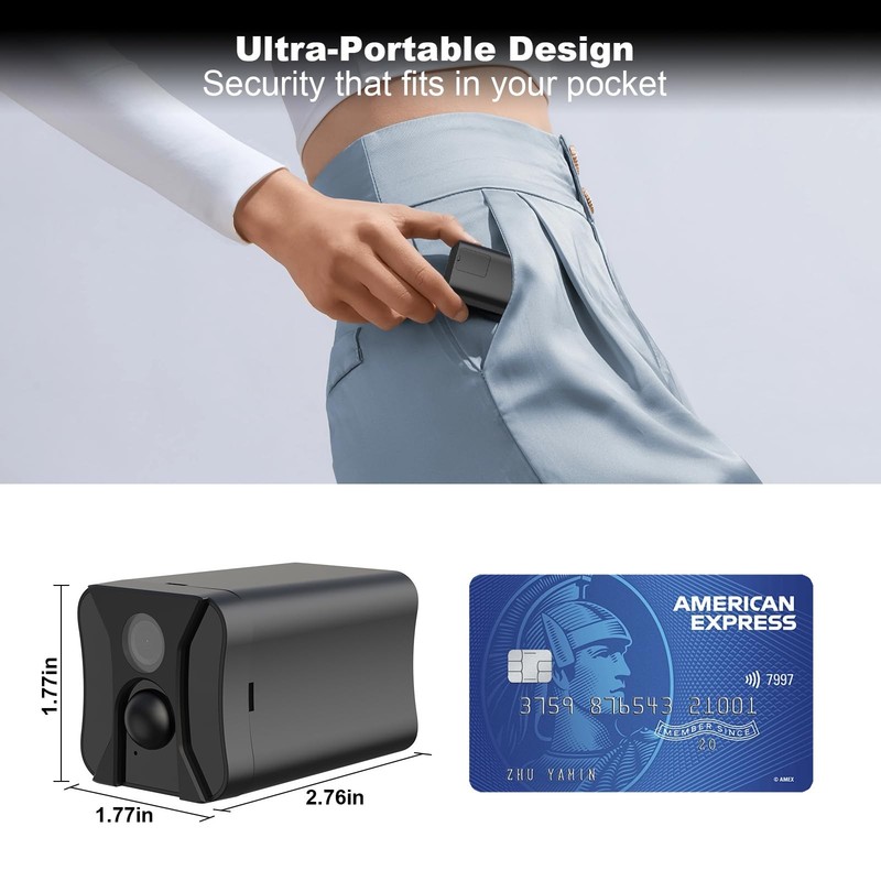 4G LTE Cellular Security Camera Indoor, Off Grid No Black-4G gallery