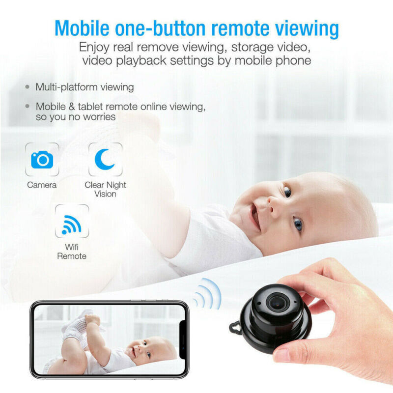 NEW 1080P Wireless IR Camera WiFi Indoor Security small System Night Home CAM gallery