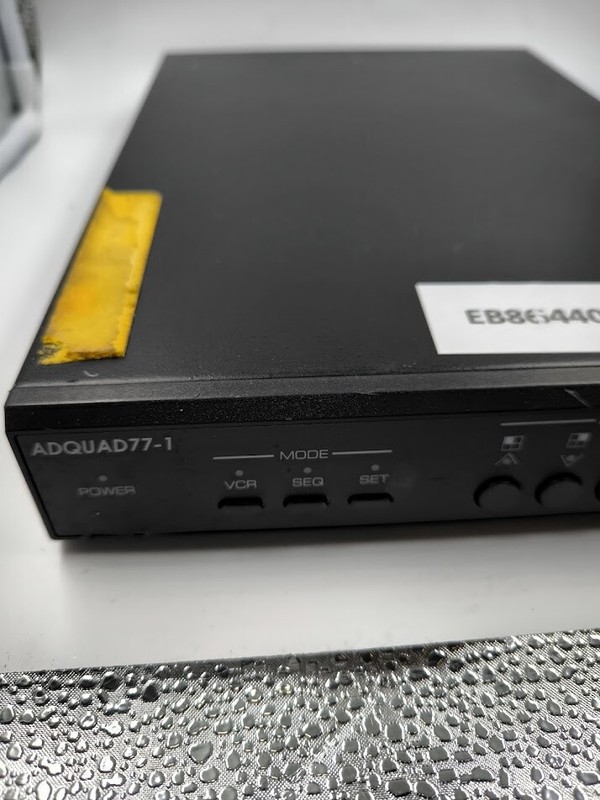 American Dynamics ADQUAD77-1 Video Quad - Untested, Cosmetic Wear gallery