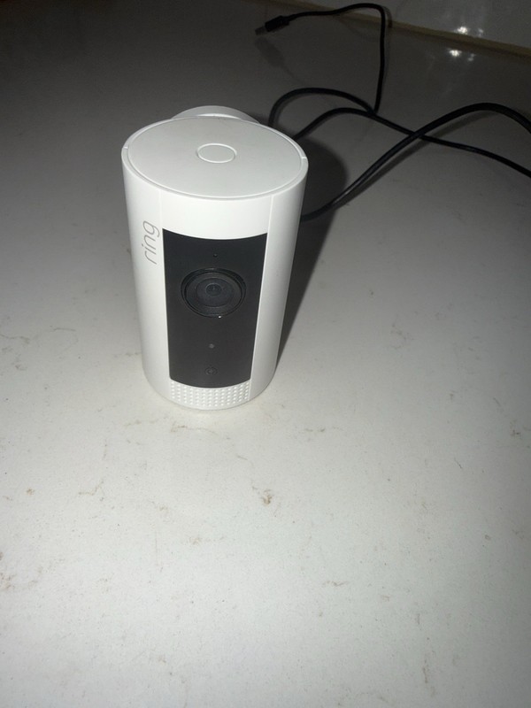 Ring Stick Up Indoor/Outdoor 1080p Wired Security Camera – White