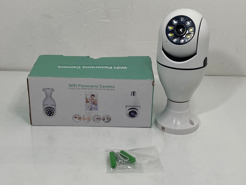 🐞 2pcs New PC HD 1080P 2.4Ghz Wifi E27 Bulb IP Camera Smart Home NEW - FL gallery