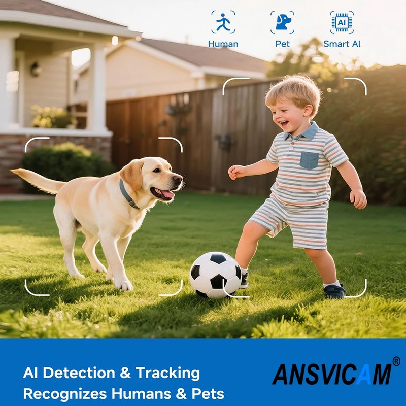 2K Wireless Security Camera Battery Powered Magnetic IP Camera Easy Installation gallery