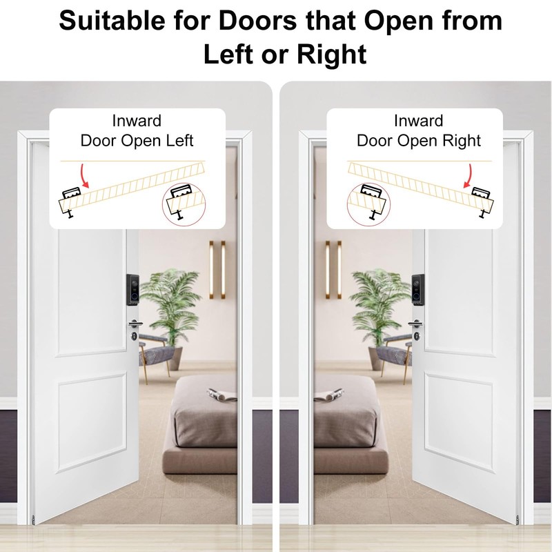 Anti-Theft Video Doorbell Mount for Eufy Doorbell E340/Wyze Duo Cam Doorbell gallery